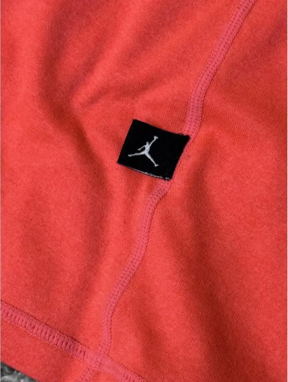 Nike Air Jordan Dri-FIT Center Jumpman Shirt - Infrared / Neon Red